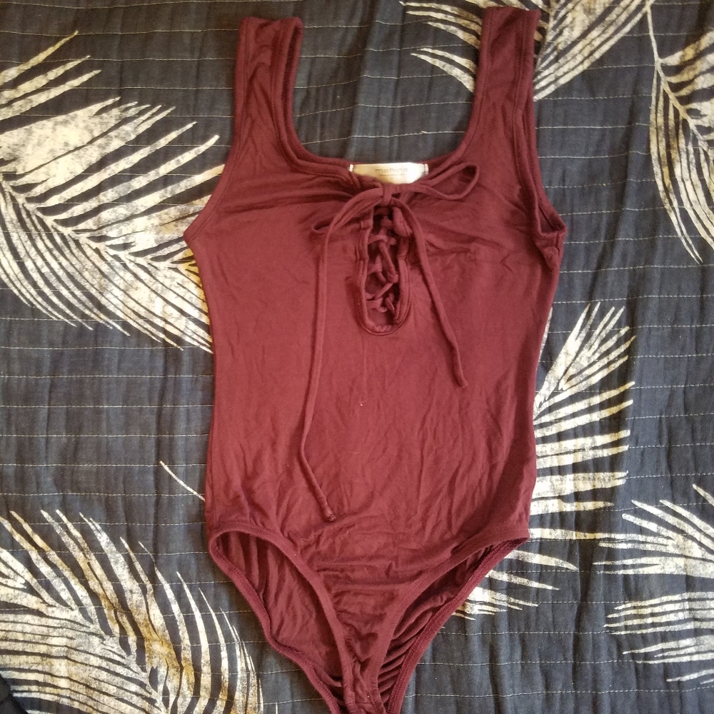 Maroon Leotard